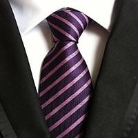 men wedding cocktail necktie at work purple black tie