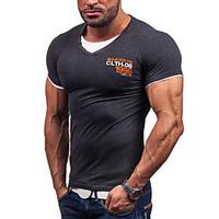 mens solid casual t shirt cotton short sleeve blue red