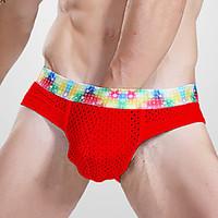 Men Solid Shaping Panties Boxers Underwear, Polyester