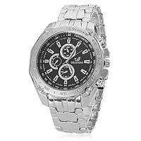 Men\'s Watch Fashion Dress Watch Alloy Band Wrist Watch Cool Watch Unique Watch