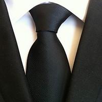 Men Wedding Cocktail Necktie At Work Black Tie