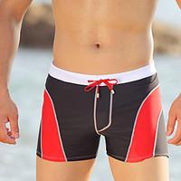 Men\'s Nylon Geometric Swim Shorts