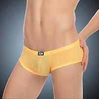 mens nylon ice silk boxer briefs thong underwear