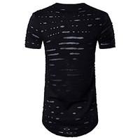 mens casualdaily sports simple active summer t shirt solid round neck  ...