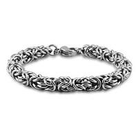 Men\'s Jewelry Stainless Steel Titanium Steel Unique Design Hypoallergenic Fashion Silver Jewelry Party Daily 1pc