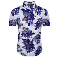 mens casualdaily simple shirt solid shirt collar short sleeve blue red ...