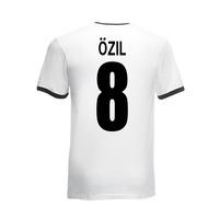 mesut ozil germany ringer tee white black