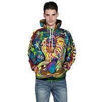 mens plus size casualdaily sports active simple hoodie 3d print round  ...