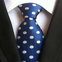 men wedding cocktail necktie at work blue white colors tie