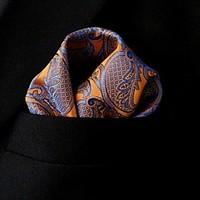 Men Casual Cravat Ascot, Silk Paisley Spring Summer Fall Winter All Seasons