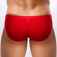 mens sexy ice silk nylon briefs thong mens underwear