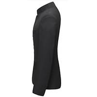 mens long sleeve regular blazer cotton acrylic solid 916206