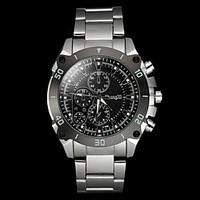 Men\'s Casual Silver Alloy Quartz Wrist Watch Cool Watch Unique Watch