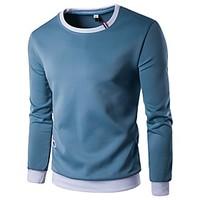 mens plus size casualdaily sports active simple sweatshirt color block ...