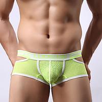 Men\'s underwear sexy fashion comfortable breathable four shorts U convex pants