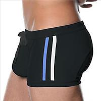 mens nylon polyester solid swim shorts