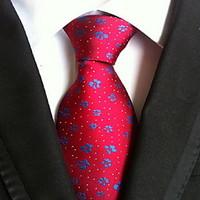 men wedding cocktail necktie at work red blue flower tie