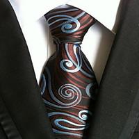 Men Wedding Cocktail Necktie At Work Coffee Blue Tie