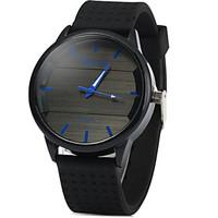 Men\'s Sport Watch Fashion Watch Quartz Digital Large Dial Rubber Band Casual Black Brand