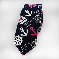 Men Fashion Narrow Cotton Tie (6CM)