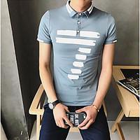 mens casualdaily simple t shirt solid square neck short sleeve cotton