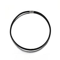 Men\'s Women\'s Chain Necklaces Titanium Steel Fashion Black Jewelry Daily Casual 1pc