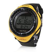Men\'s Watch Sports Solar Powered Water Resistant Digital Multi-Function Cool Watch Unique Watch Fashion Watch