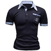 mens short sleeve polo others casual work solid