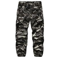 mens straight chinos pants casualdaily active camouflage high rise dra ...