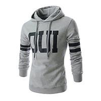 mens plus size casualdaily active simple hoodie letter striped round n ...