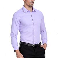 mens casualdaily formal work simple fall shirt polka dot geometric shi ...