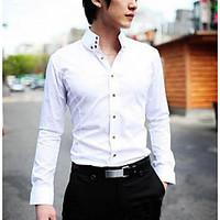 mens going out work partycocktail street chic spring summer shirt soli ...