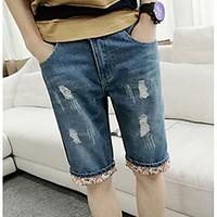 mens mid rise micro elastic shorts pants street chic loose solid