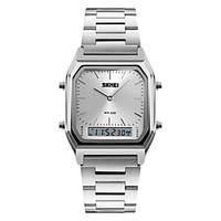 Men\'s Sport Watch Wrist watch LCD Calendar Water Resistant / Water Proof Dual Time Zones Alarm Stopwatch Quartz Japanese QuartzStainless