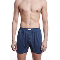 Men Solid Shorties Boyshorts PantiesCotton Blends