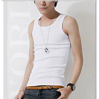 mens casualdaily simple summer tank top solid off shoulder sleeveless  ...