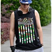 mens casual simple t shirt solid print round neck short sleeve cotton