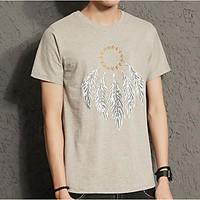 mens casual simple summer t shirt solid round neck short sleeve cotton ...