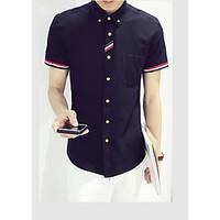 mens birthday party street simple cute summer shirt solid button down  ...