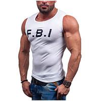 mens athletic casual active summer tank top solid deep u sleeveless co ...