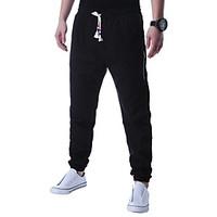 mens high rise strenchy sweatpants pants chinoiserie skinny solid