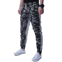 Men\'s High Rise strenchy Sweatpants Pants, Chinoiserie Skinny Solid