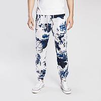 mens high rise strenchy sweatpants pants chinoiserie skinny solid