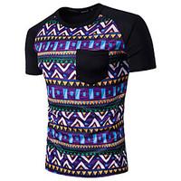 mens casualdaily chinoiserie t shirt solid round neck short sleeve cot ...