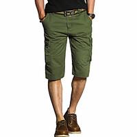 mens mid rise inelastic straight shorts pants simple relaxed straight  ...