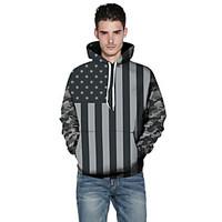 mens plus size casualdaily sports active simple hoodie striped round n ...