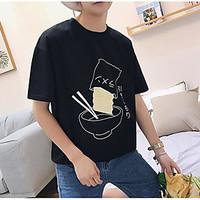 mens casual simple summer t shirt solid round neck short sleeve cotton ...