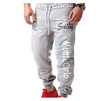 Men\'s Mid Rise Stretchy Chinos Sweatpants Pants, Active Slim Print