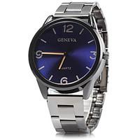 Men\'s Dress Watch Wrist watch / Quartz Alloy Band Casual Blue Silver