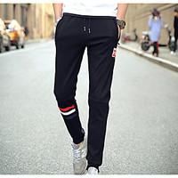 mens mid rise micro elastic chinos pants active slim solid